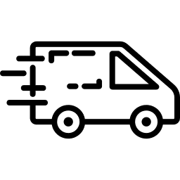 black local moving truck icon